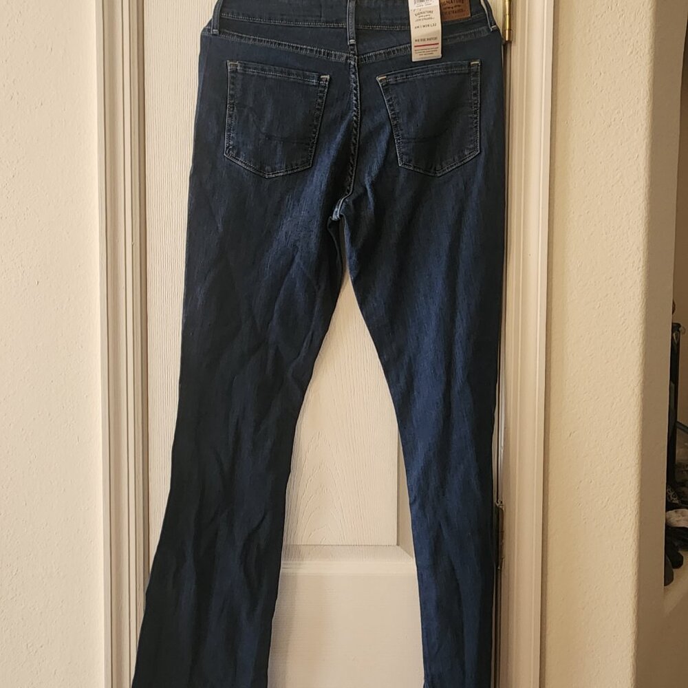 Levi Strauss Simply Stretch Mid Rise Bootcut Jeans NEW WITH TAGS size 6M - Picture 4 of 6